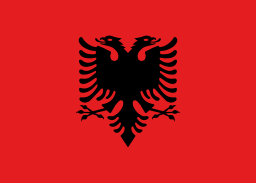 vlajka Albánie